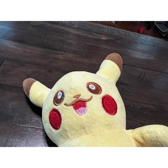 Pikachu With Satchel 8” W/Hanging String Plush Dolls Toys Stuffed Animal Pokémon - Picture 7 of 8